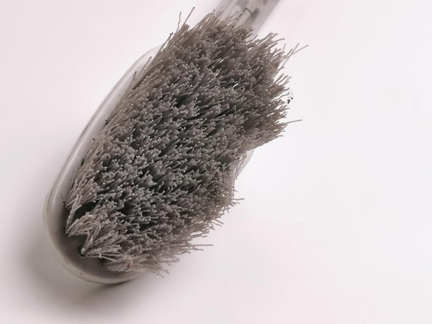 Photo close up image of scrubbing brush