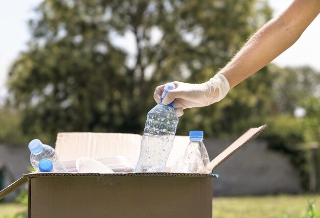 写真 リサイクル プラスチックボトル 高品質 画質 写真 コンセプト