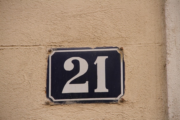 Photo close-up of information sign