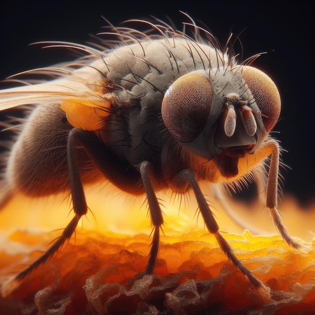 close up of insect macro background