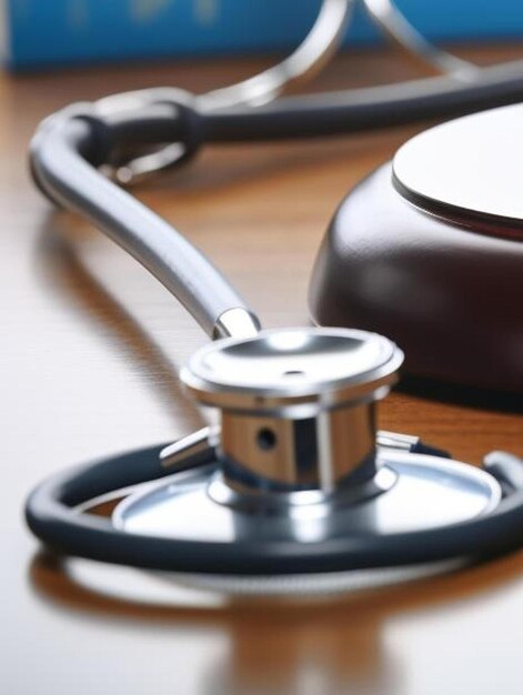 close up of judge hammer and doctor stethoscope on office desk medical malpractice