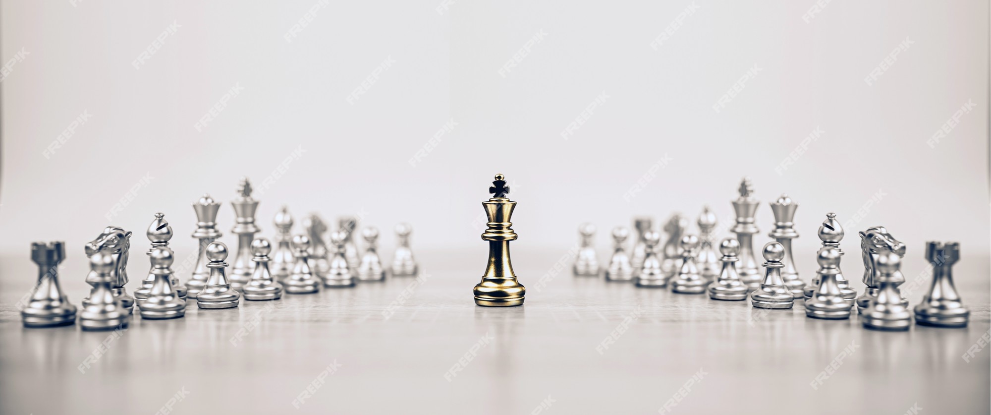 Premium AI Image  Closeup shot of the king chess piece leading