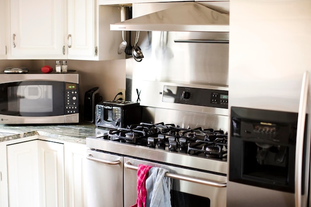 Close-up of kitchen at home