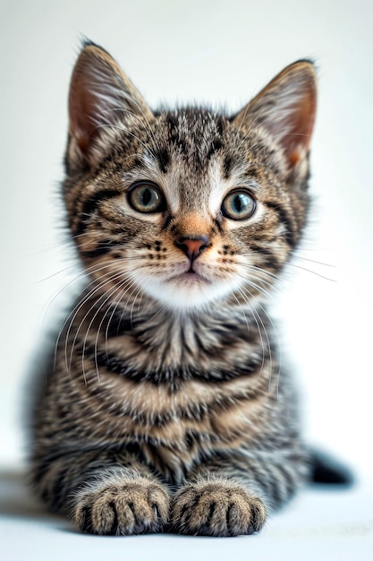 Близкий взгляд на котят с голубыми глазами