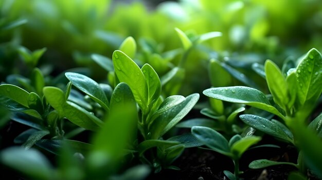 Close-up kleine groene boom planten natuur achtergrond