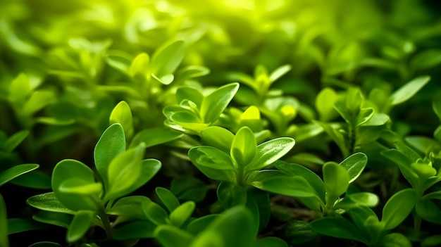 Close-up kleine groene boom planten natuur achtergrond