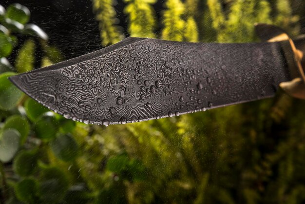 Photo close-up of knife