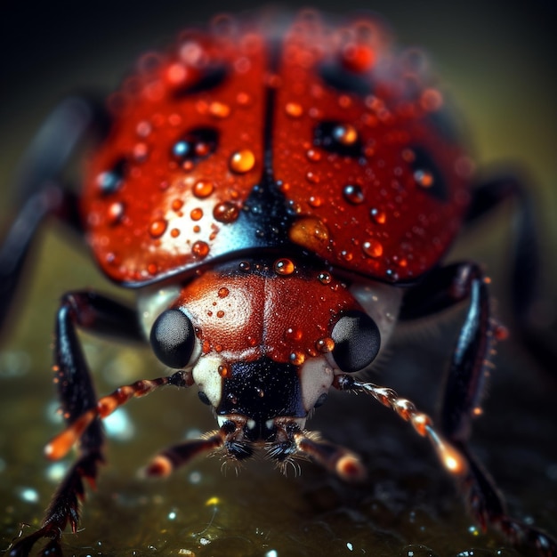 Close up ladybug