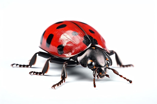 A close up of a ladybug