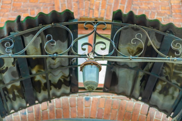 A close up of a lamp with the number 3 on it