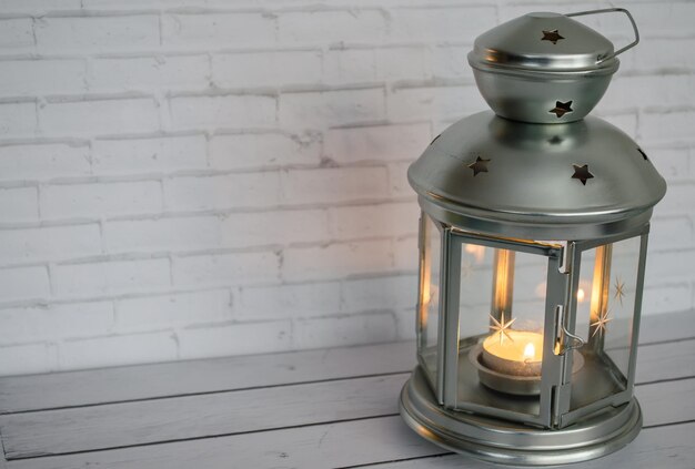 close-up of lamp
