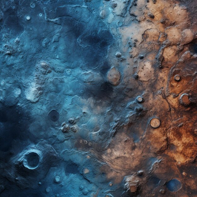 Photo a close up of a large rock with a lot of holes in it generative ai