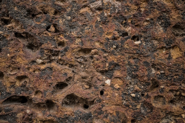 close up laterite texture.