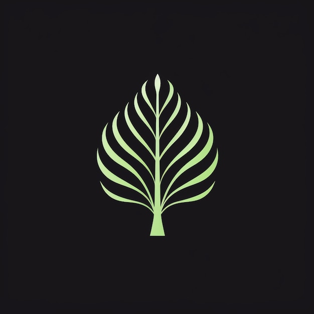 a close up of a leaf on a black background generative ai