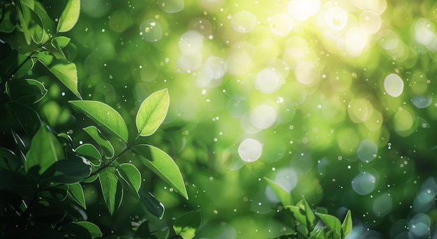 Close Up of Leafy Plant With Sun Background