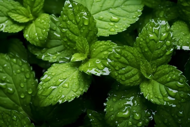 A close up of leaves