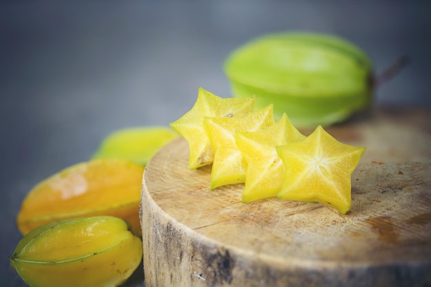 Close-up of lemon on table