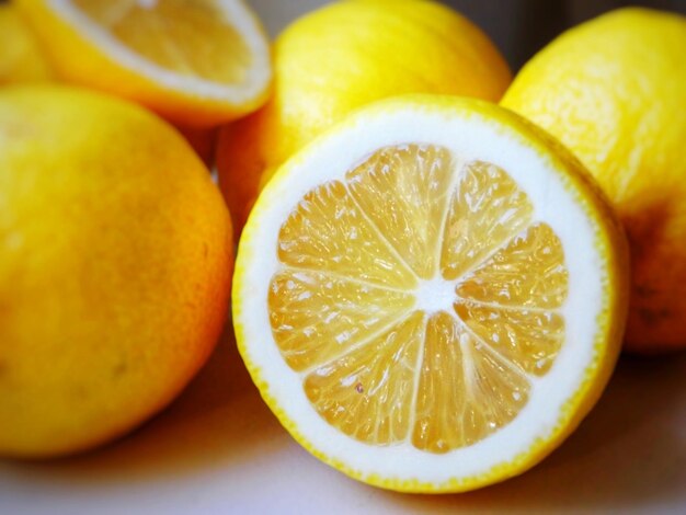 Close-up of lemon