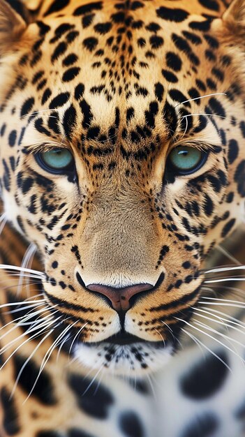 Close up Leopard in jungle