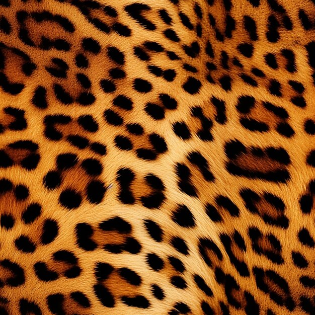 a close up of a leopard print fabric with a black background generative ai