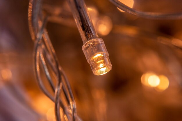 Foto prossimo piano della lampadina