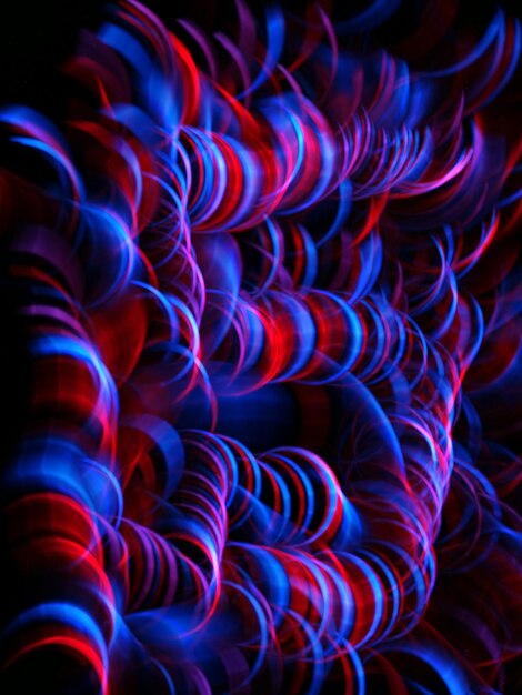 Photo close-up of light painting