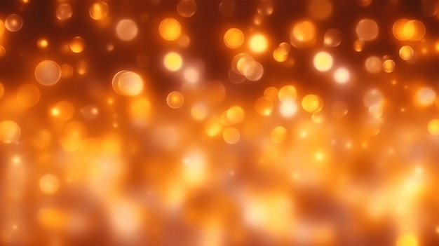 Photo a close up of the lights on a shiny orange background