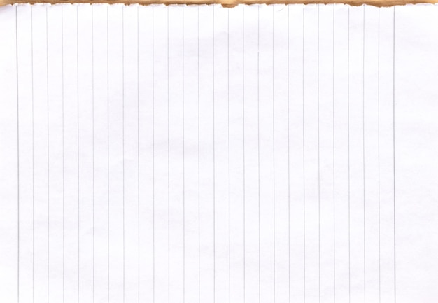 Photo close-up of lined paper
