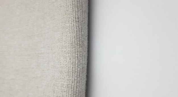 Close up of linen fabric texture background with copy space for text