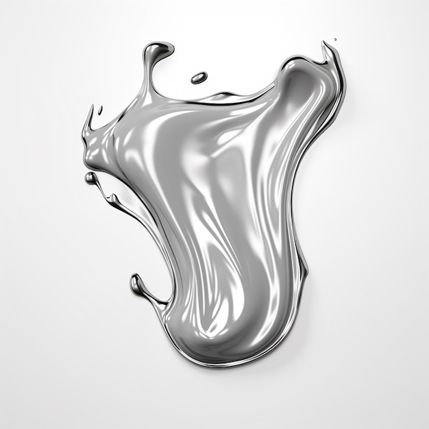 a close up of a liquid splash on a white surface generative ai