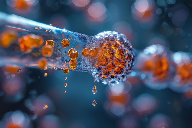 Close Up of Liquid Tube