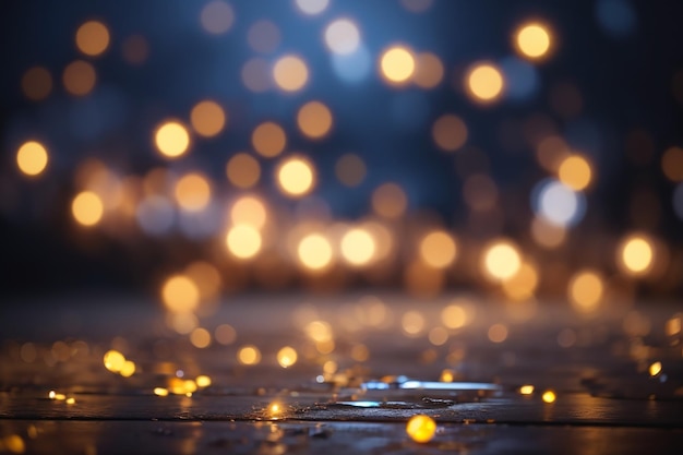 A close up of a lit up light with a blurry background