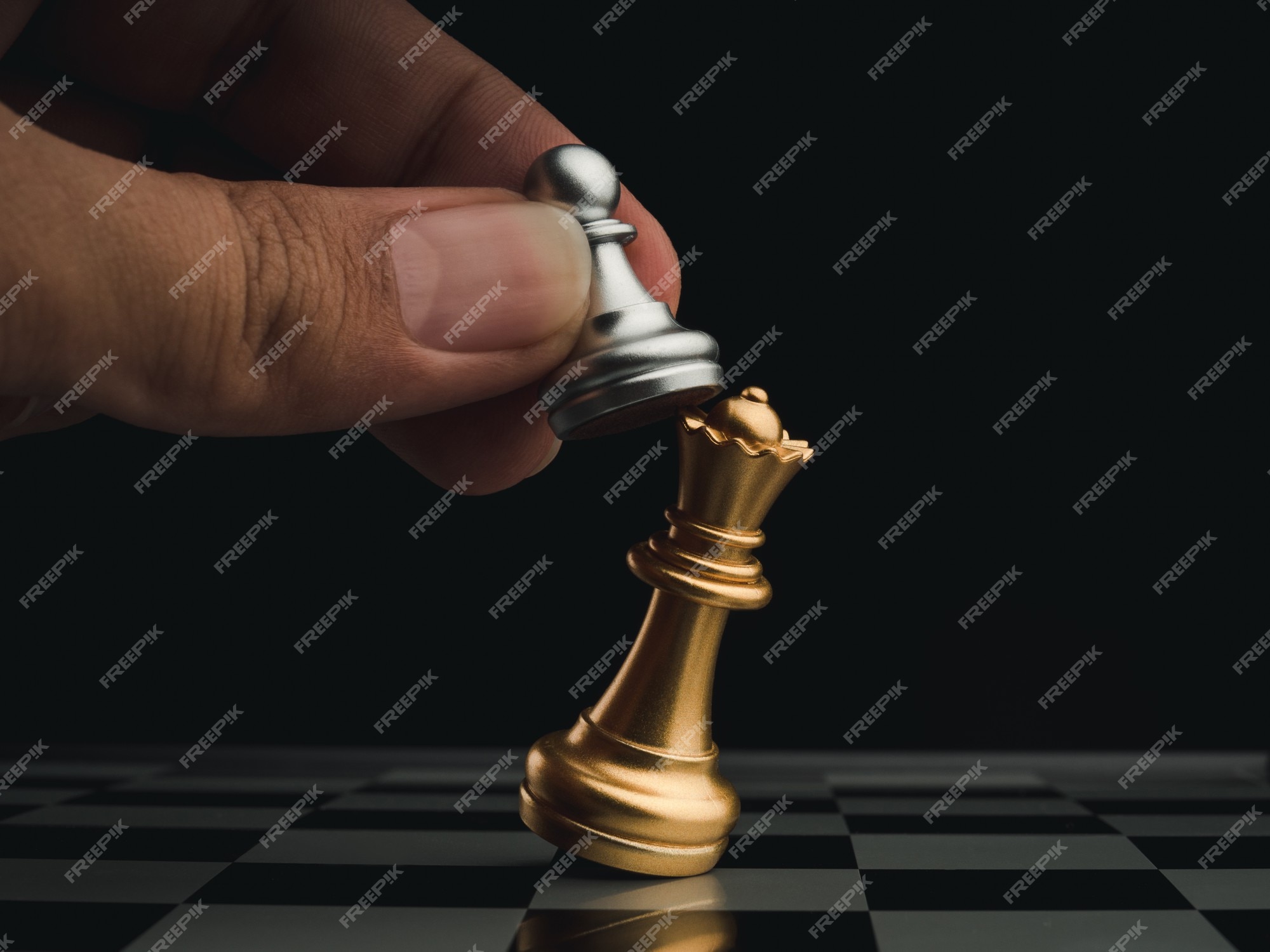 Chess Pawn Queen Tactics 4K HD Wallpapers, HD Wallpapers