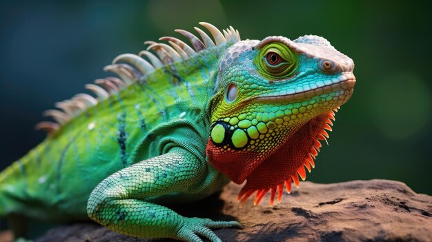 a close up of a lizard on a rock pexels contest Generative Ai