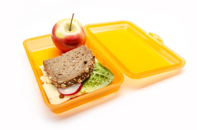 Photo close-up of a lunchbox