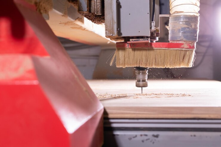 Close-up of machine part