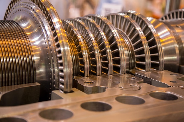 close-up of machine