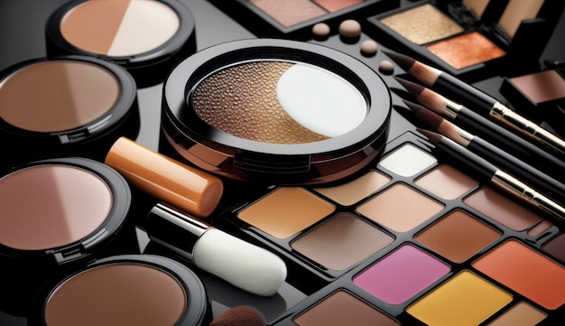 Close-up make-up producten Generatieve Ai