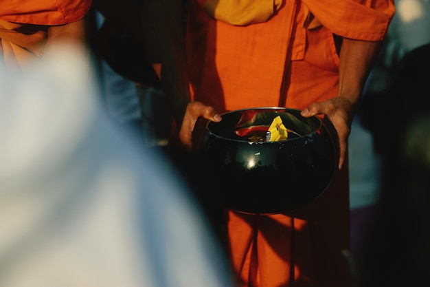 Close-up of man holding drink