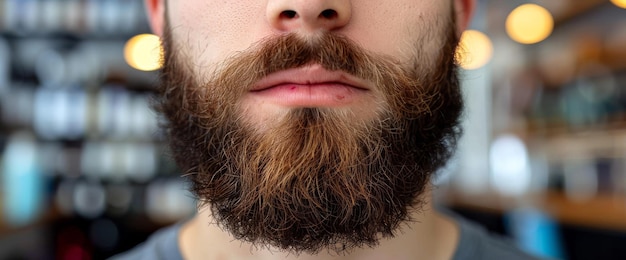 Close Up of Man With Beard