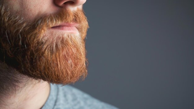 Close Up of a Man With a Red Beard