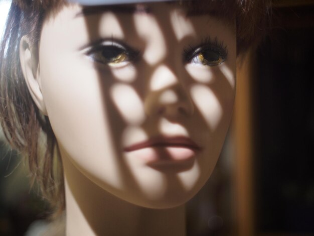 Photo close-up mannequin indoors