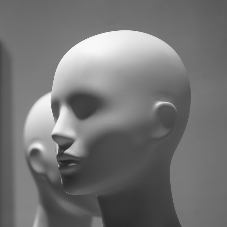 Photo close-up of mannequin