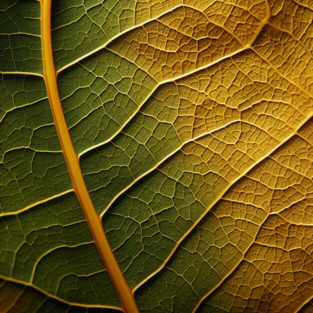 Close Up Of Marigold Leaf Organic Contours And Luminous Colors