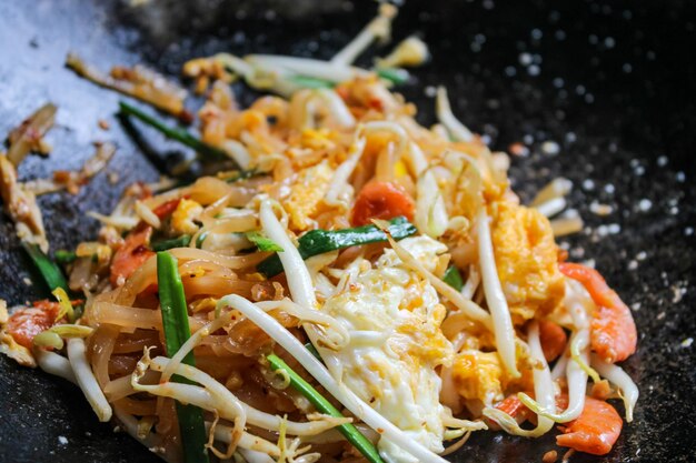 Photo close-up of meal served in plate