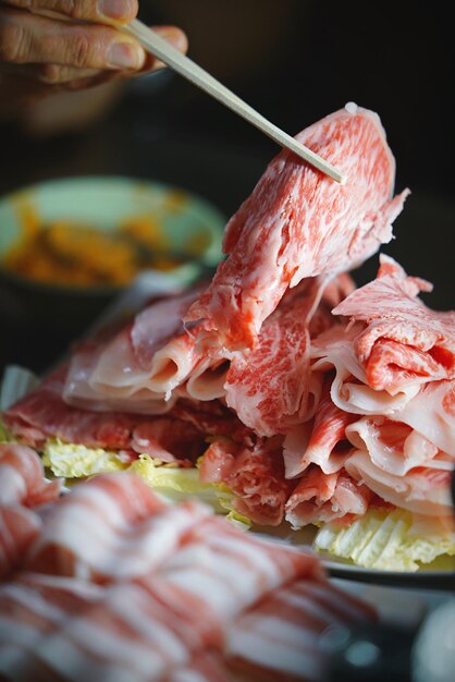 Photo close-up of meal served in plate