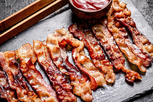 close-up of meat on cutting board
