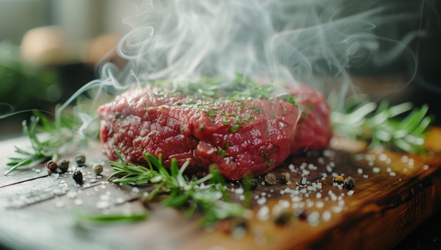 Close Up of Meat on Plate