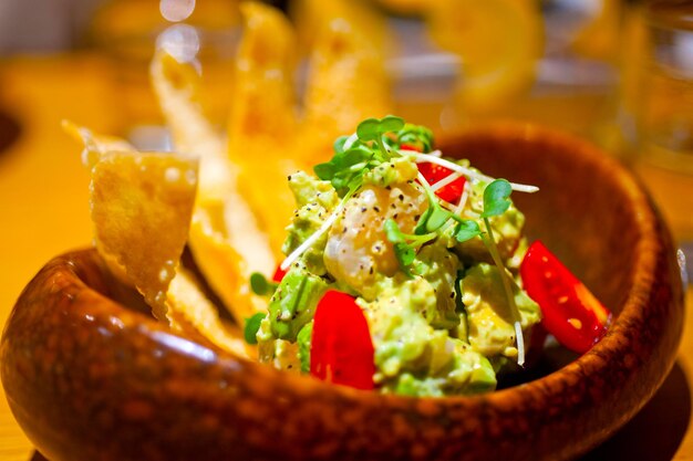 Close-up of meat served in bowl