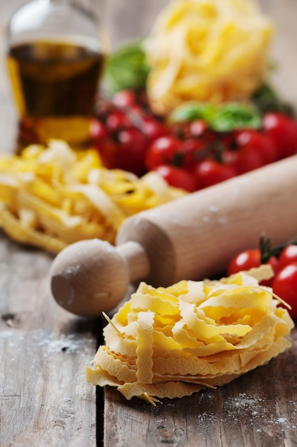 Close-up of meat and vegetables on table